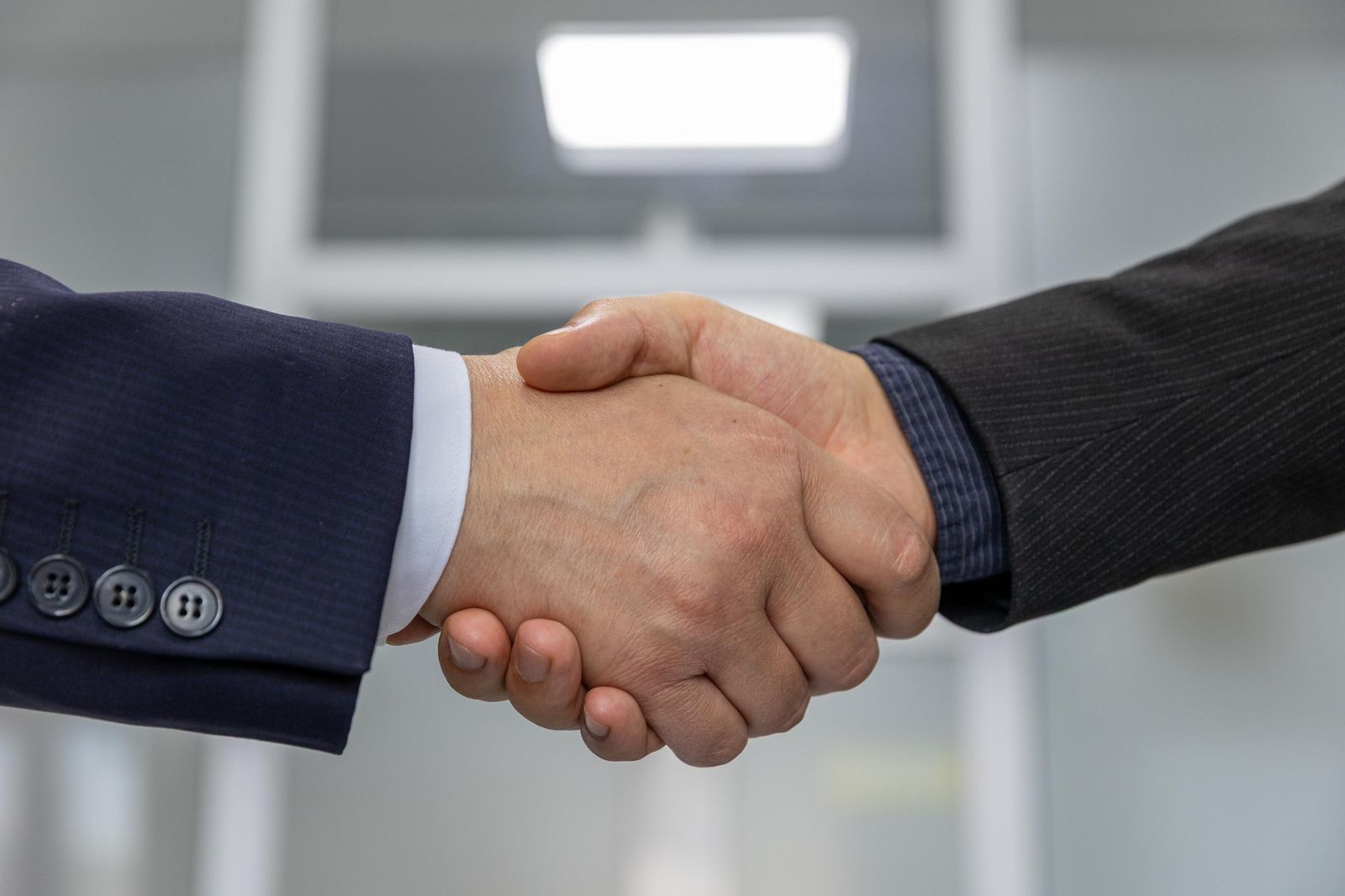 A handshake sealing an agreement